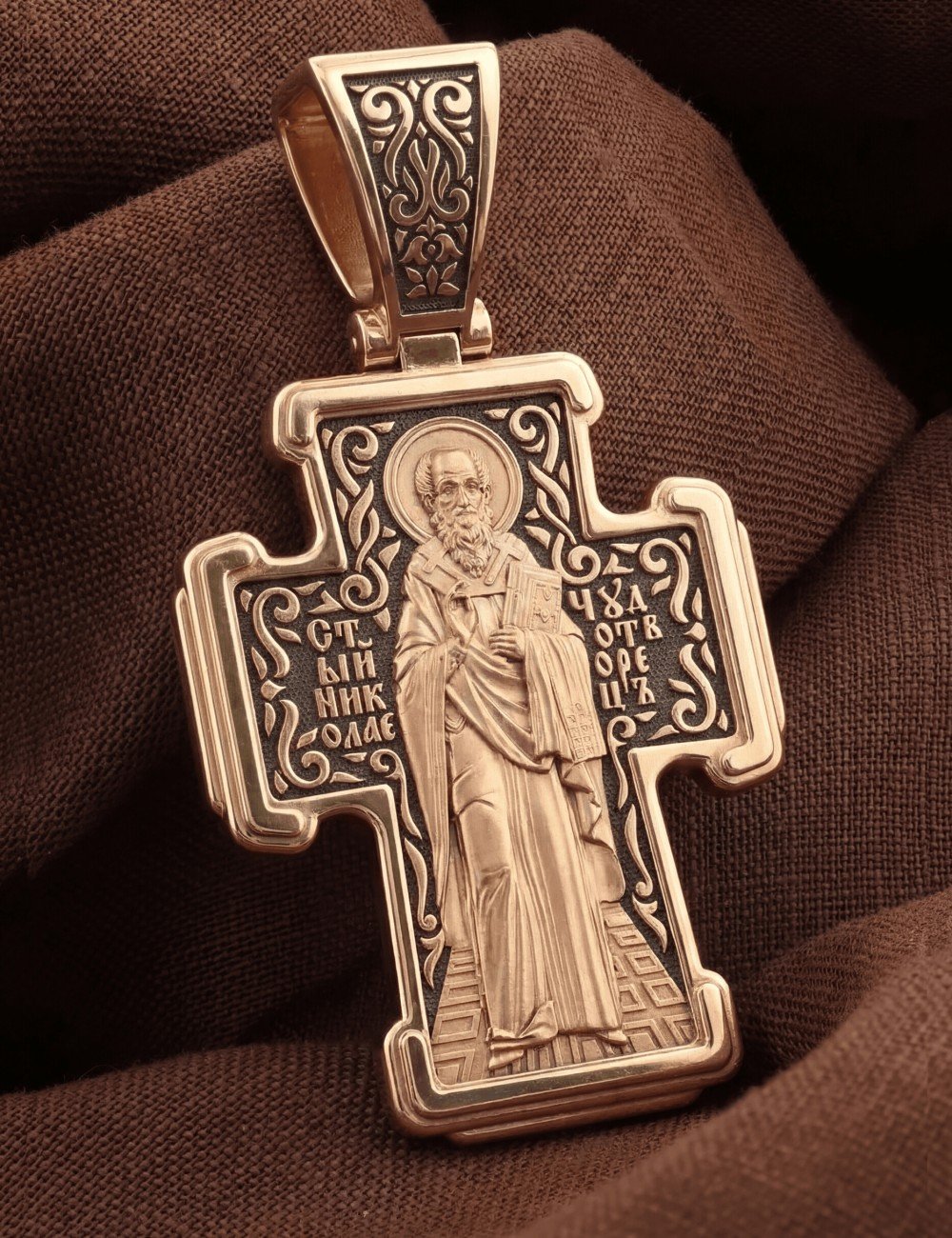 Крест из золота 585 пробы