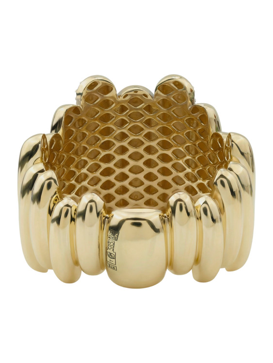 Кольцо из лимонного золота c бриллиантами