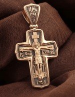 Крест из золота 585 пробы