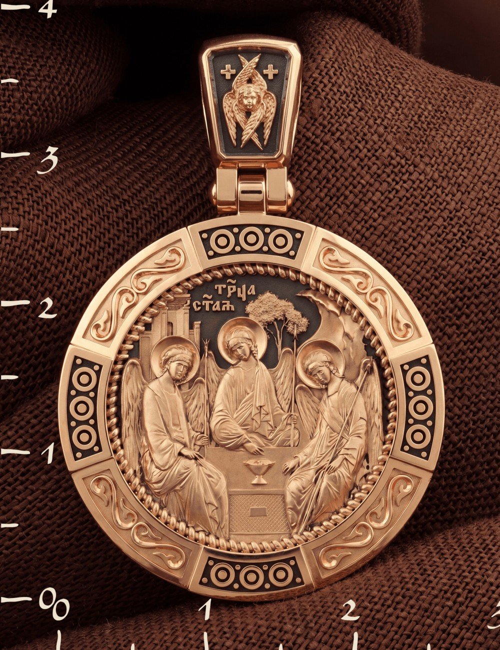 Образок из золота 585 пробы