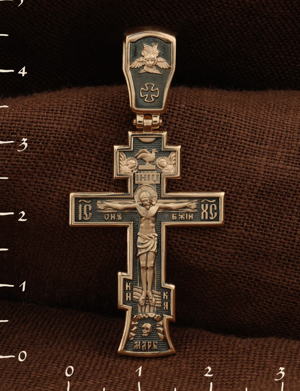 Крест из золота 585 пробы