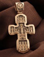 Крест из золота 585 пробы