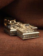 Крест из лимонного золота 585 пробы