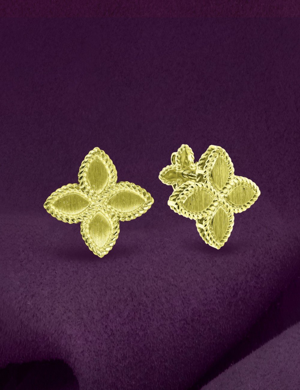 Серьги из лимонного золота 585 пробы