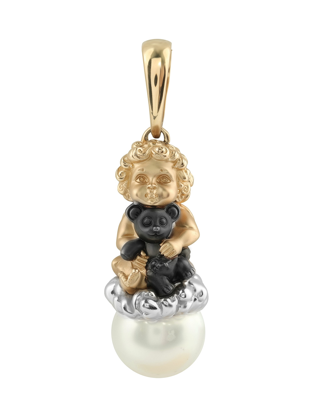 Подвеска из золота c жемчугом