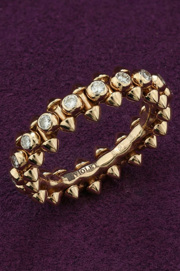 Кольцо из золота c бриллиантами