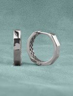 Серьги из белого золота 585 пробы