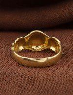 Кольцо из лимонного золота 585 пробы