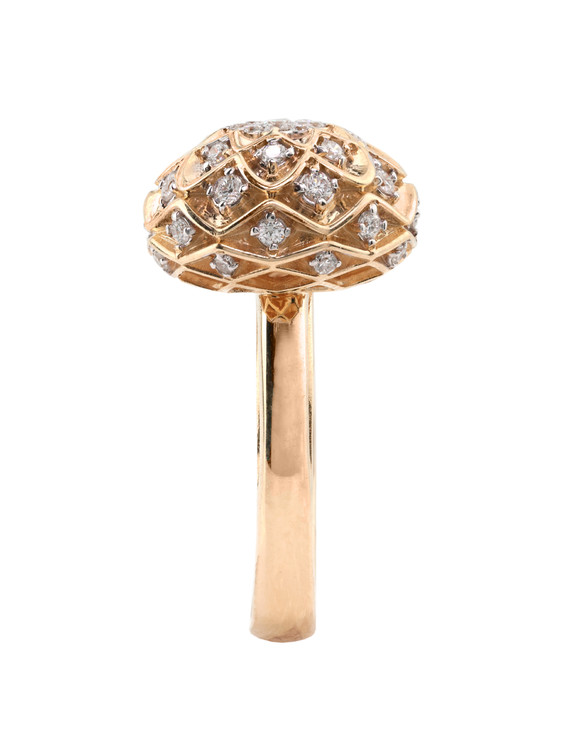 Кольцо из золота c бриллиантами