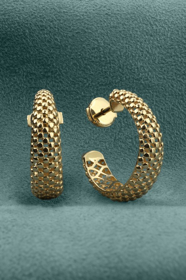 Серьги из лимонного золота 585 пробы