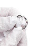 Кольцо из белого золота 585 пробы c бриллиантами и рубином
