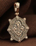 Образок из золота 585 пробы