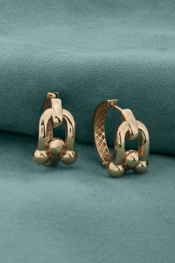 Серьги из золота 585 пробы