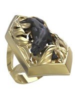 Кольцо из лимонного золота 585 пробы