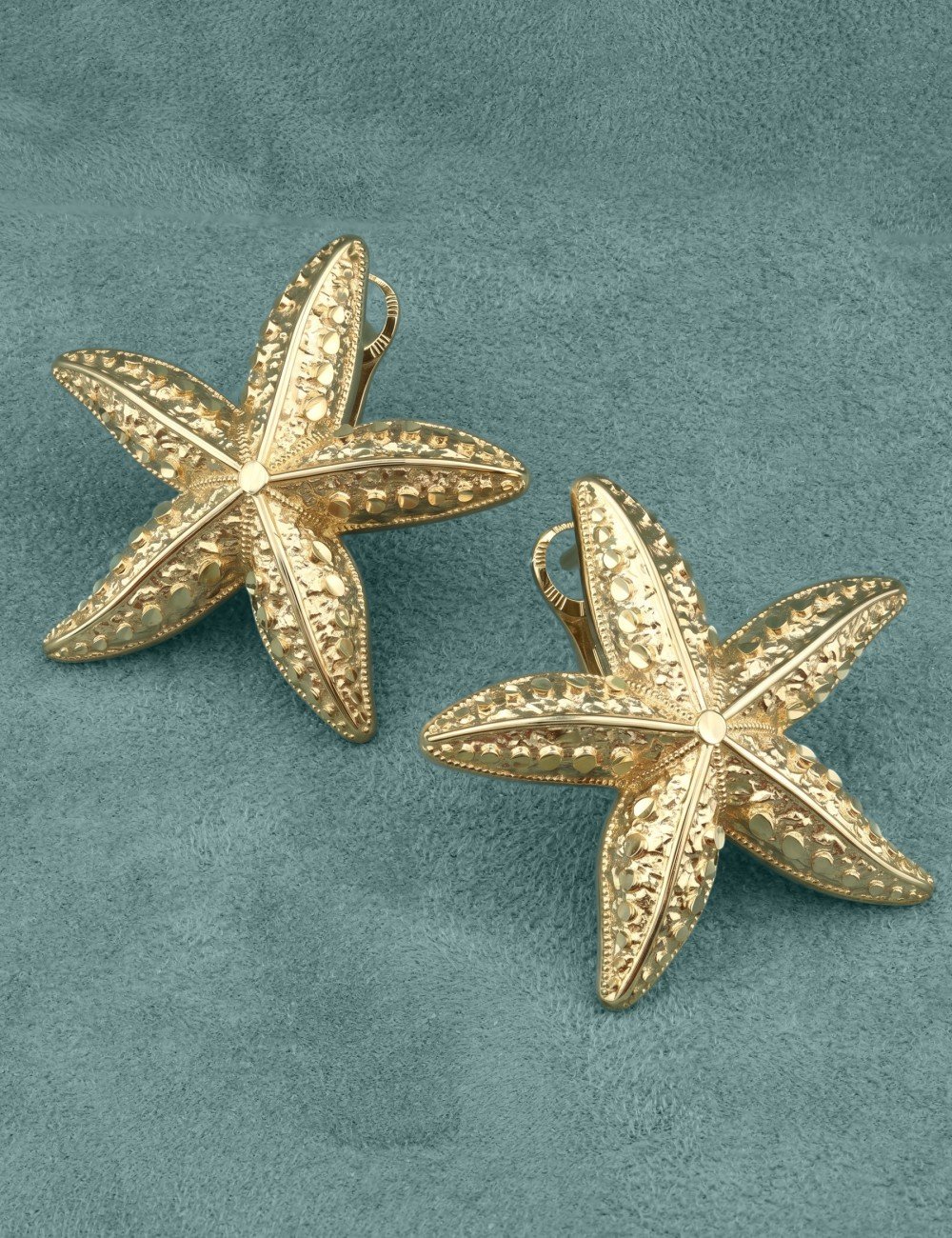 Серьги из лимонного золота 585 пробы