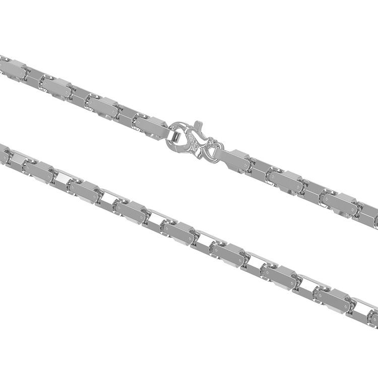 Цепь из белого золота