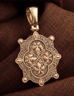 Образок из золота 585 пробы
