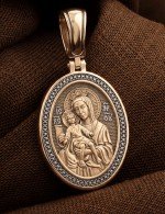 Образок из золота 585 пробы