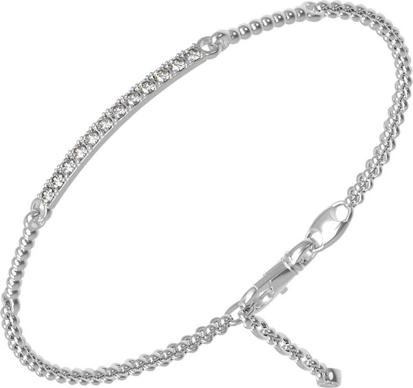 Браслет из белого золота c бриллиантами