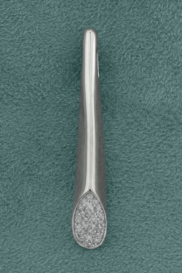 Подвеска из белого золота c бриллиантами