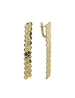 Серьги из лимонного золота 585 пробы