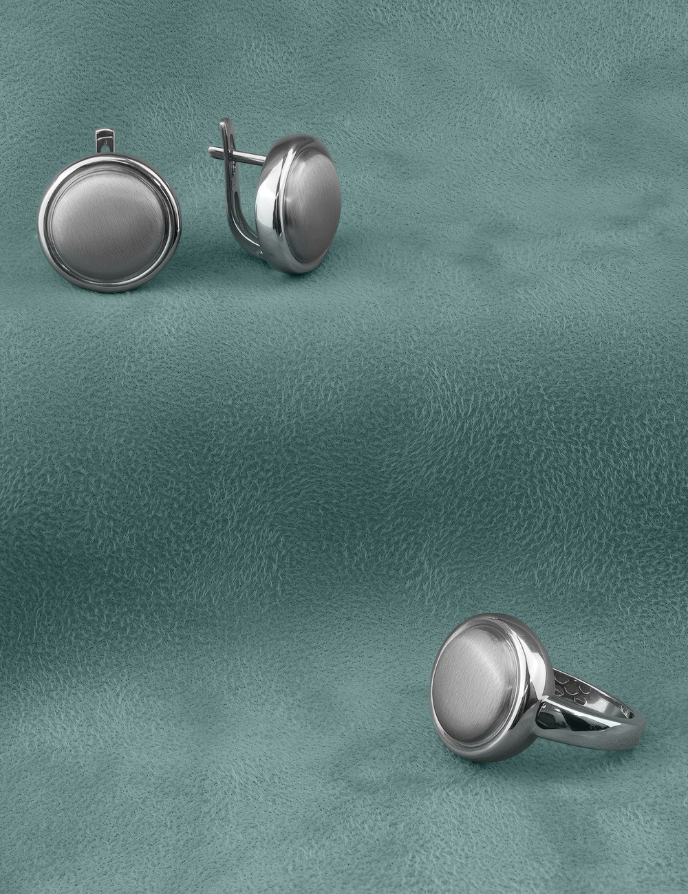 Серьги из белого золота 585 пробы