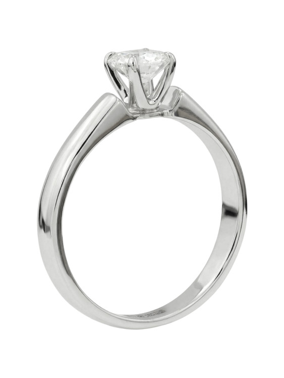 Кольцо из белого золота c бриллиантами