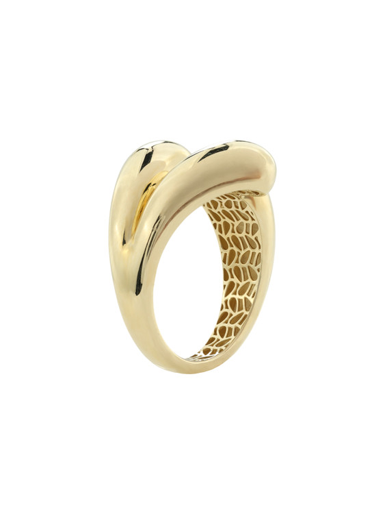 Кольцо из лимонного золота