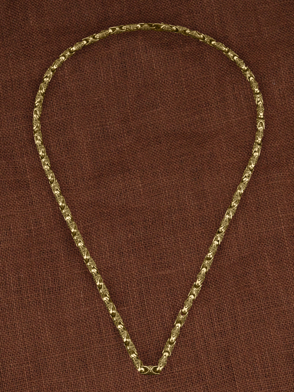 Цепь из лимонного золота