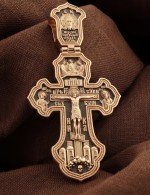 Крест из золота 585 пробы