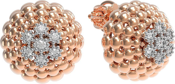 Серьги из золота c бриллиантами