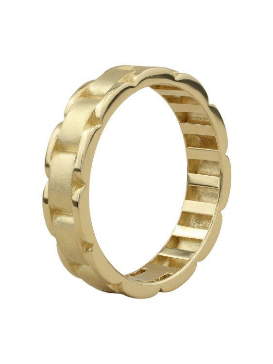 Кольцо из лимонного золота
