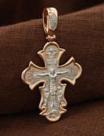Крест из золота 585 пробы