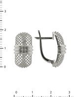 Серьги из белого золота 585 пробы