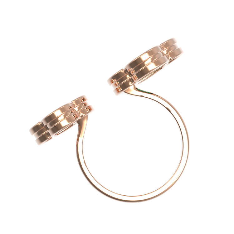 Кольцо из золота c малахитом и перламутром