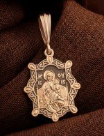 Образок из золота 585 пробы