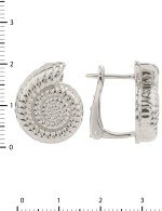 Серьги из белого золота 585 пробы