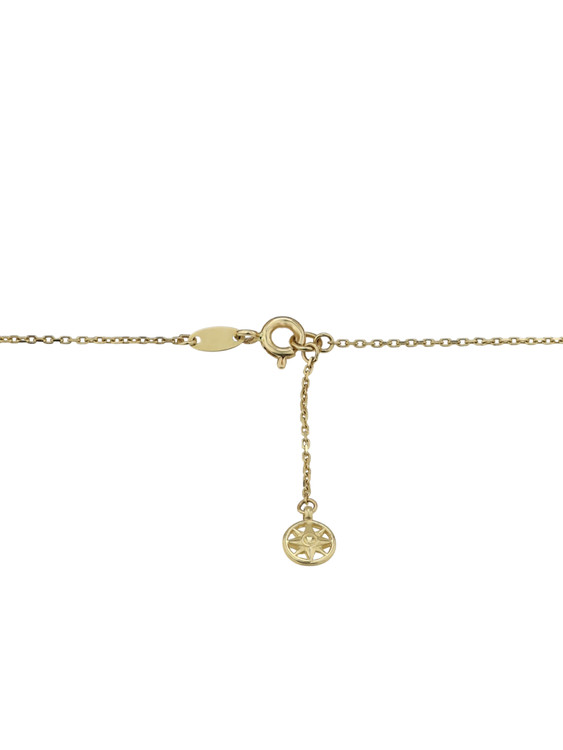 Колье из лимонного золота c бриллиантами и малахитом