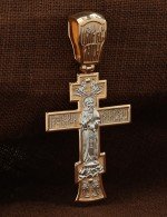 Крест из золота 585 пробы