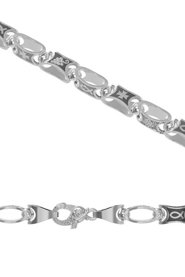 Цепь из белого золота