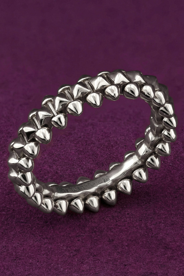 Кольцо из белого золота