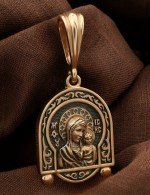 Образок из золота 585 пробы