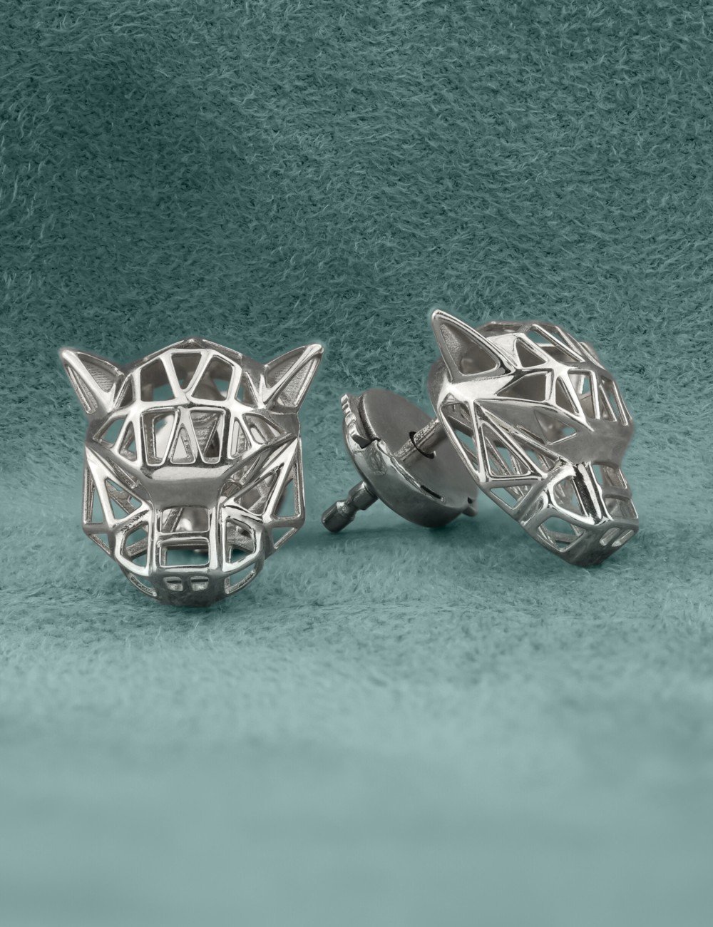 Серьги из белого золота 585 пробы