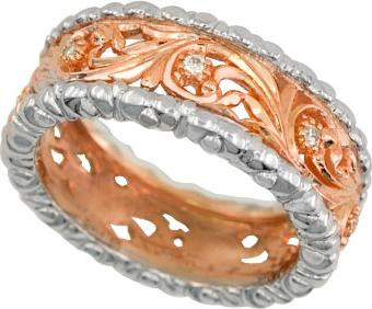 Кольцо из золота c фианитом