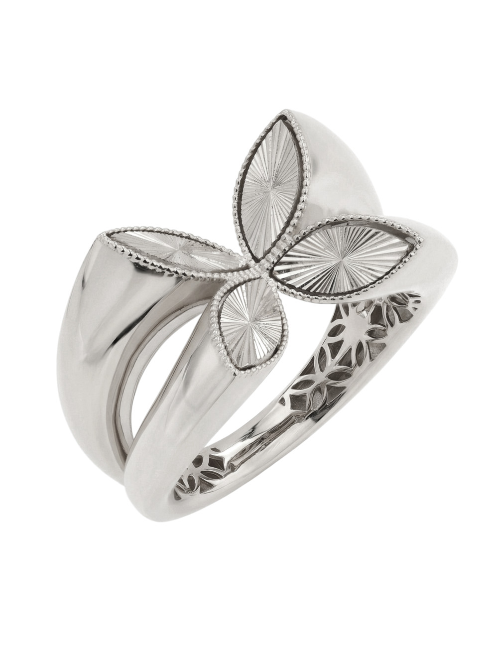 Кольцо из белого золота