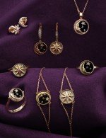 Серьги из золота 585 пробы c бриллиантами
