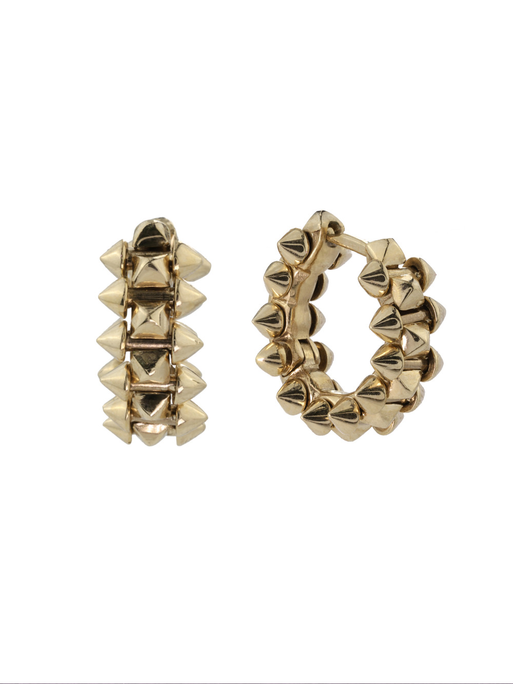 Серьги из лимонного золота