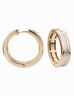 Серьги из золота 585 пробы c рубином