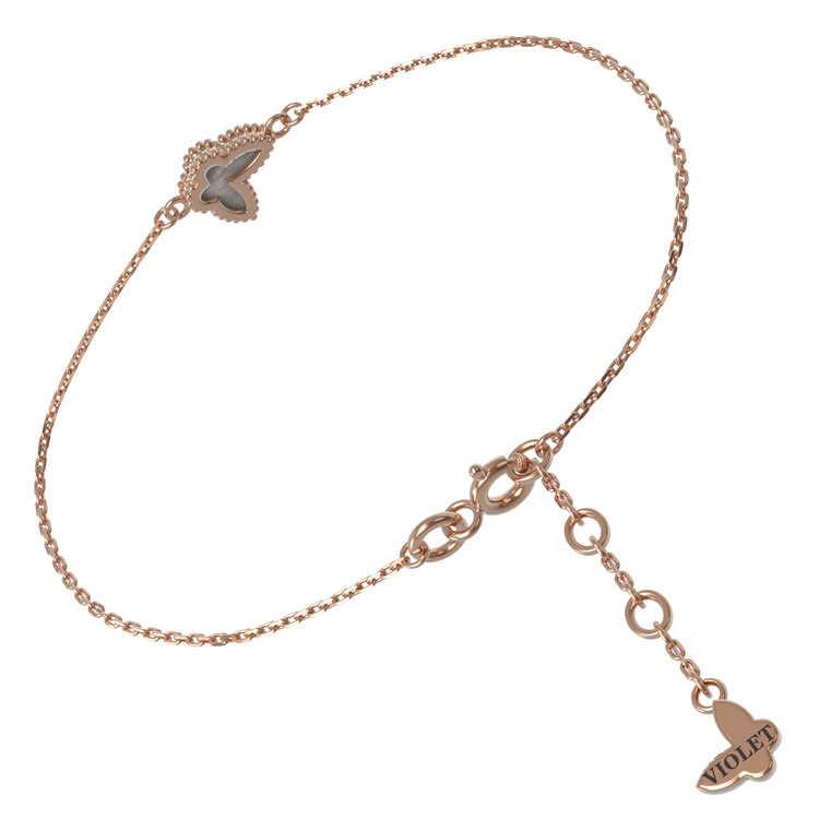 Браслет из золота c перламутром