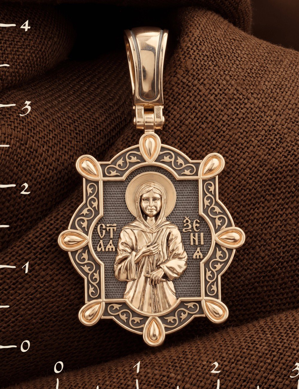 Образок из золота 585 пробы